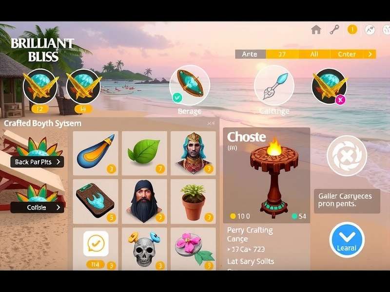 Brilliant Beachside Bliss Game Screenshot